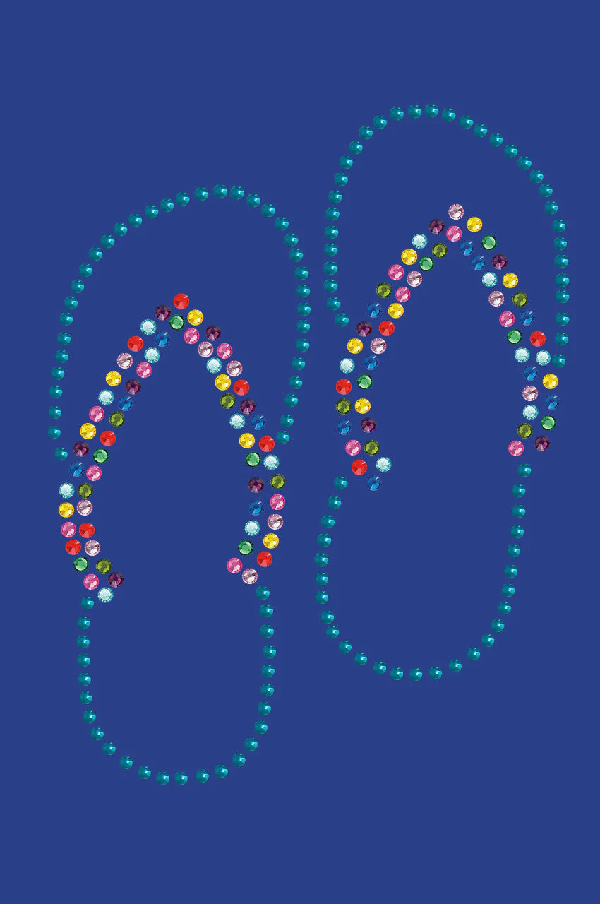 Flip Flops (Turquoise) - Bandanna - Image 7