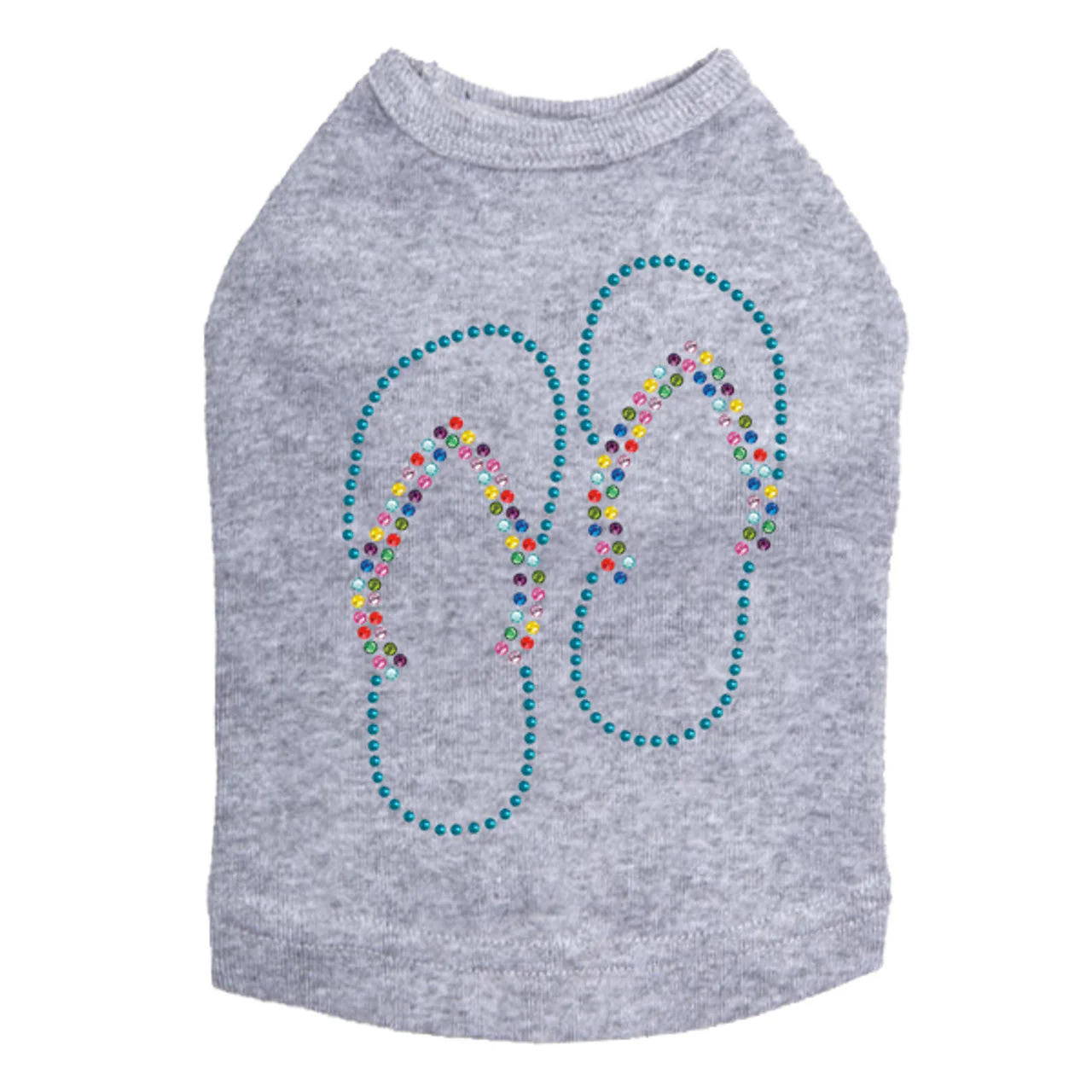 Flip Flops (Turquoise) - Dog Tank - Image 12