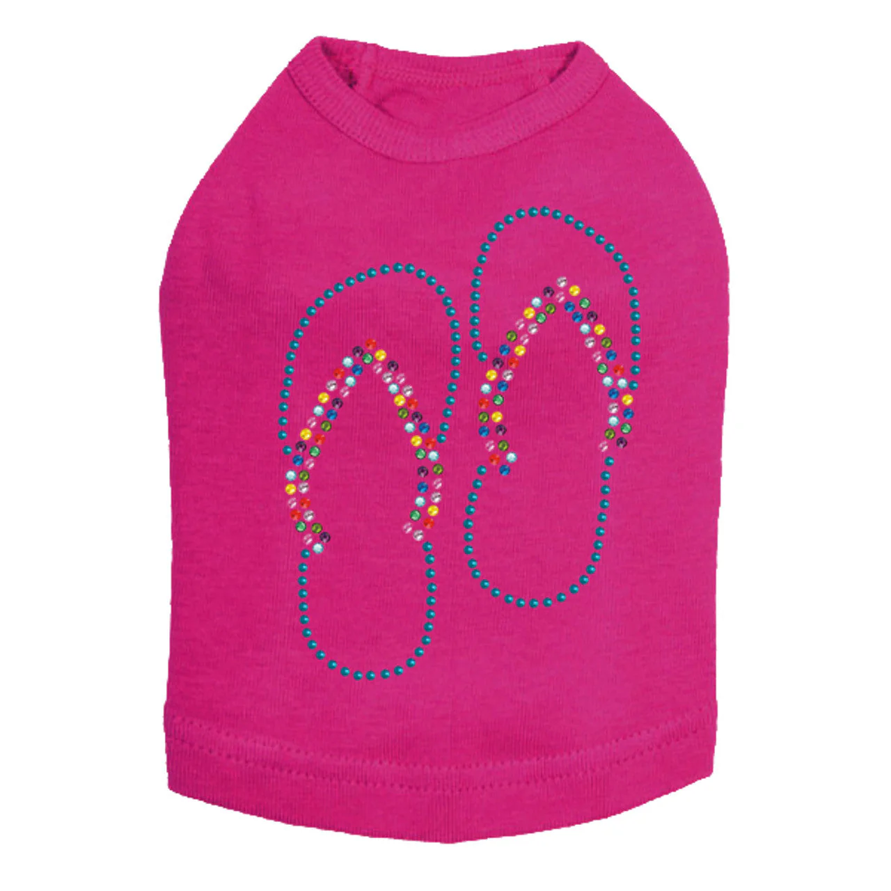 Flip Flops (Turquoise) - Dog Tank - Image 13