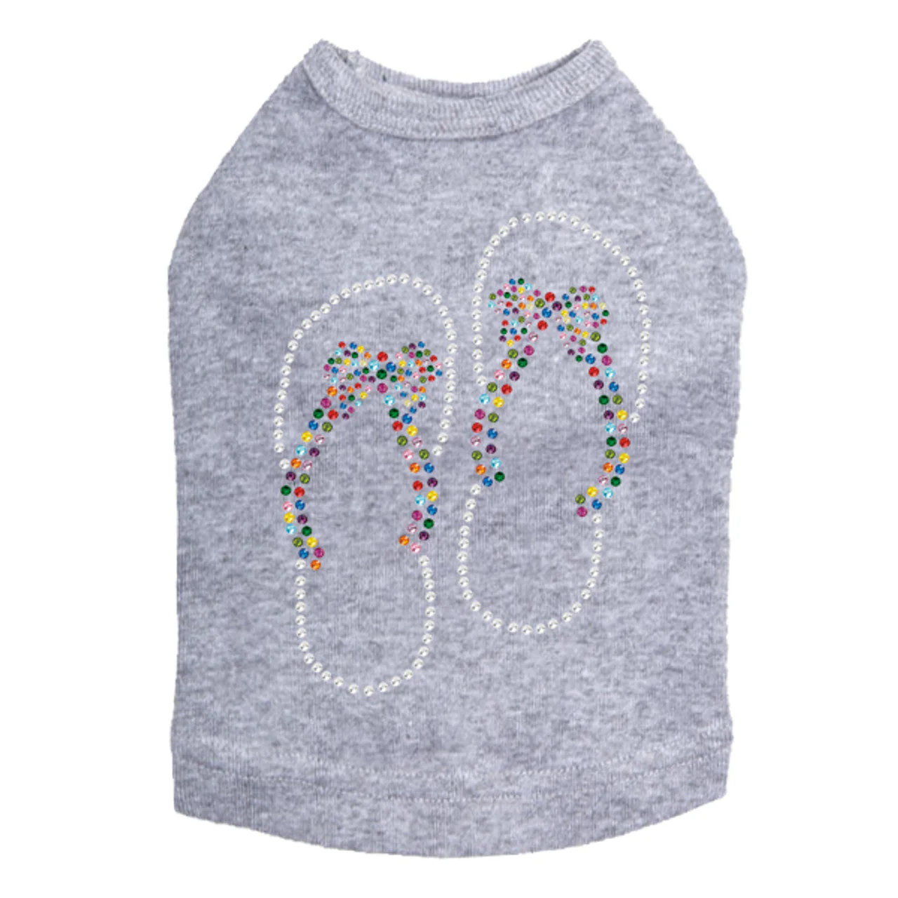 Flip Flops with Bow - Dog Tank - Image 2