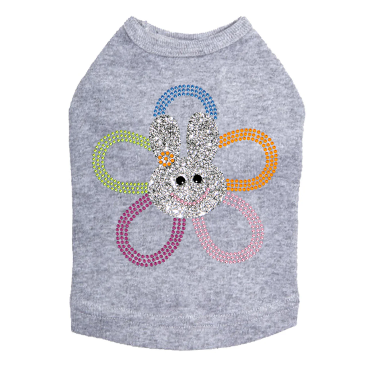 Flower Bunny - Dog Tank - Image 5