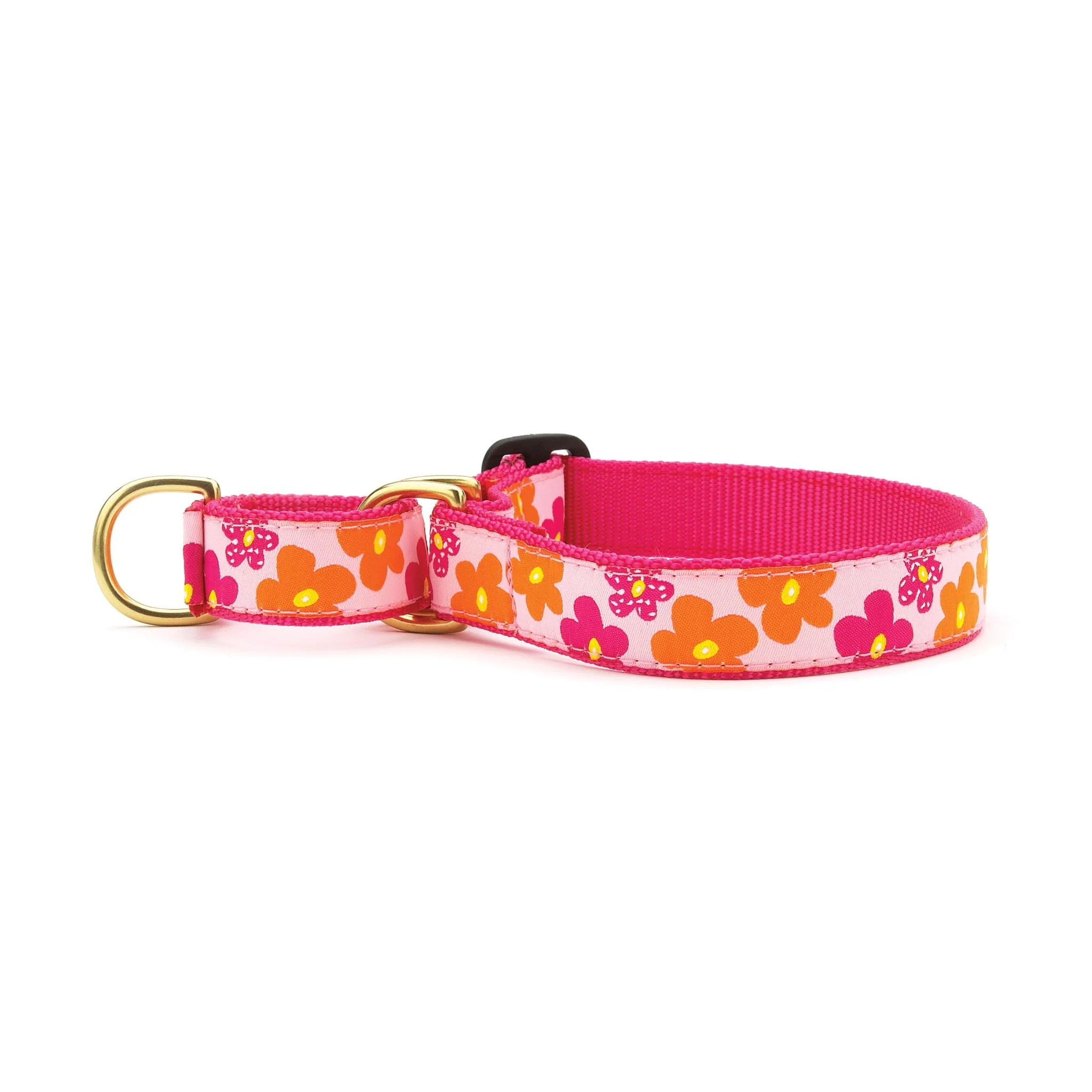 Up Country Flower Power Cast Brass Martingale Collar