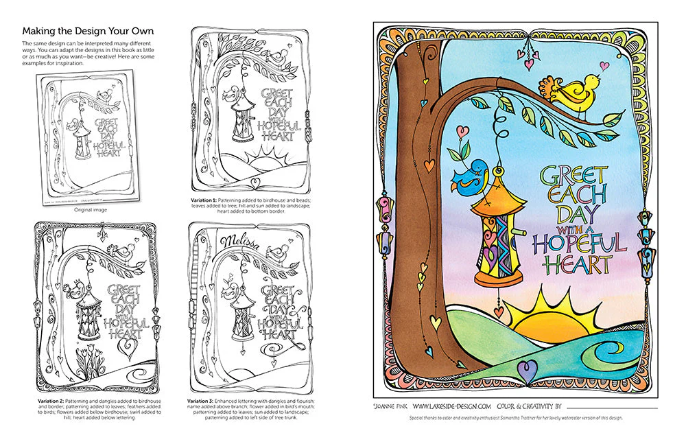 Flowers of Faith Coloring Book - Image 2