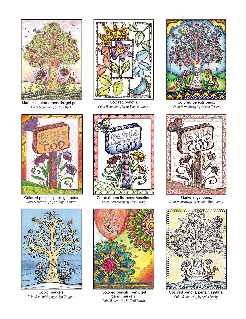 Flowers of Faith Coloring Book - Image 6