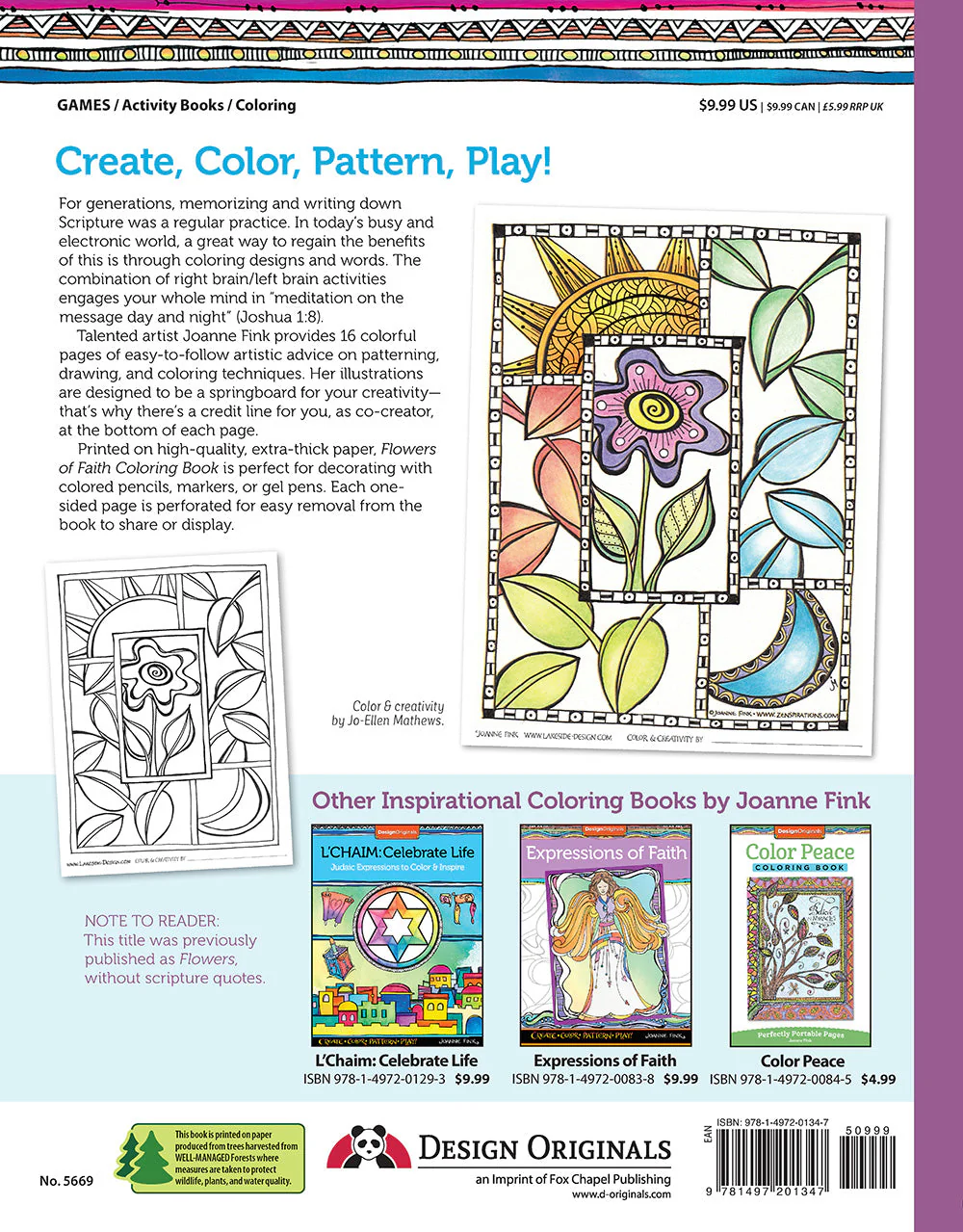 Flowers of Faith Coloring Book - Image 7