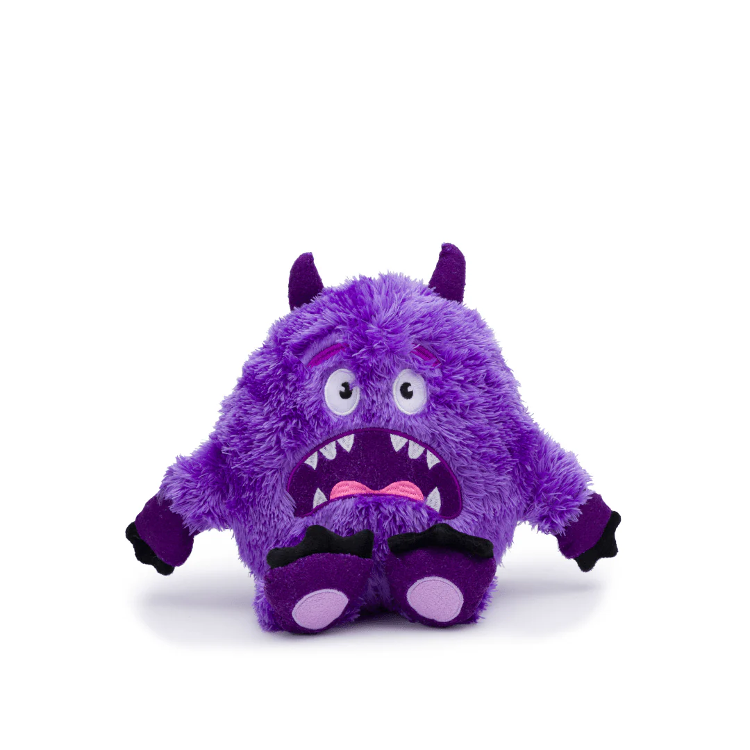Fluffy Medium Purple Monster