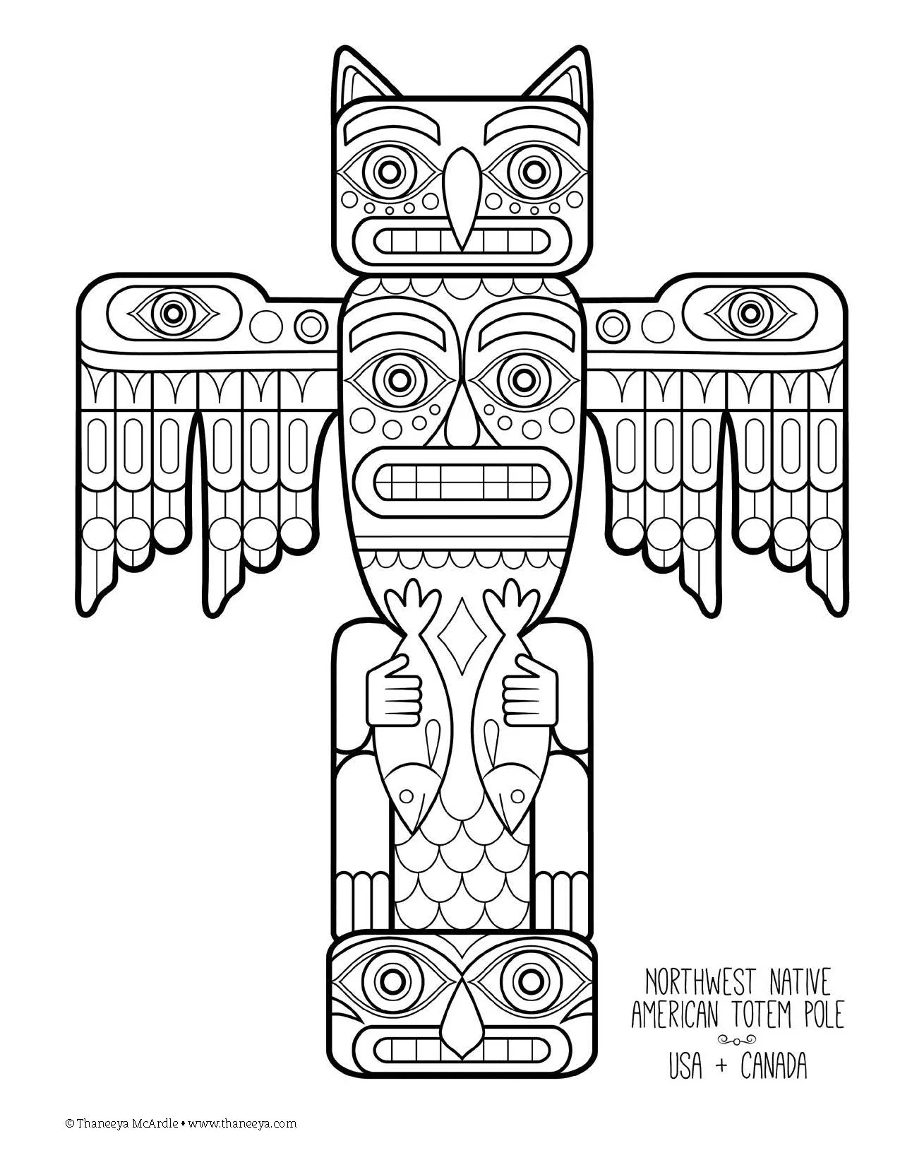 Folk Art Coloring Book - Image 4