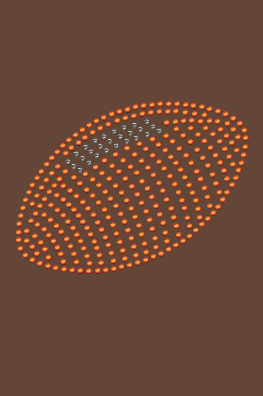 Football (Orange 1) - Bandana - Image 10