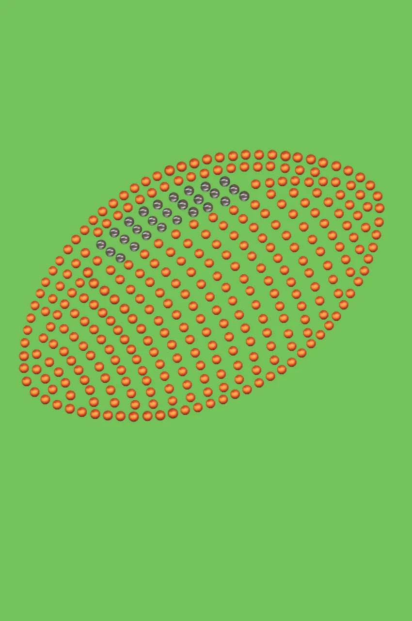 Football (Orange 1) - Bandana - Image 2