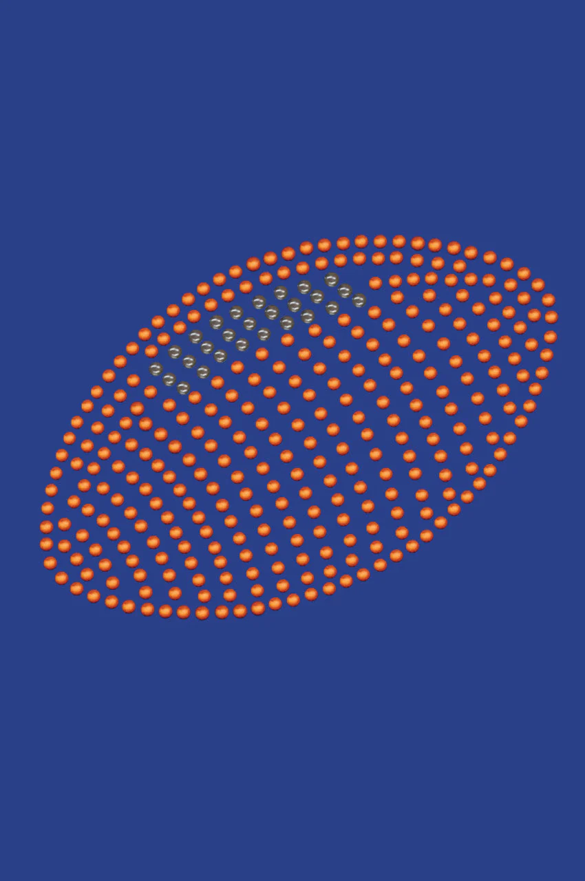 Football (Orange 1) - Bandana - Image 6