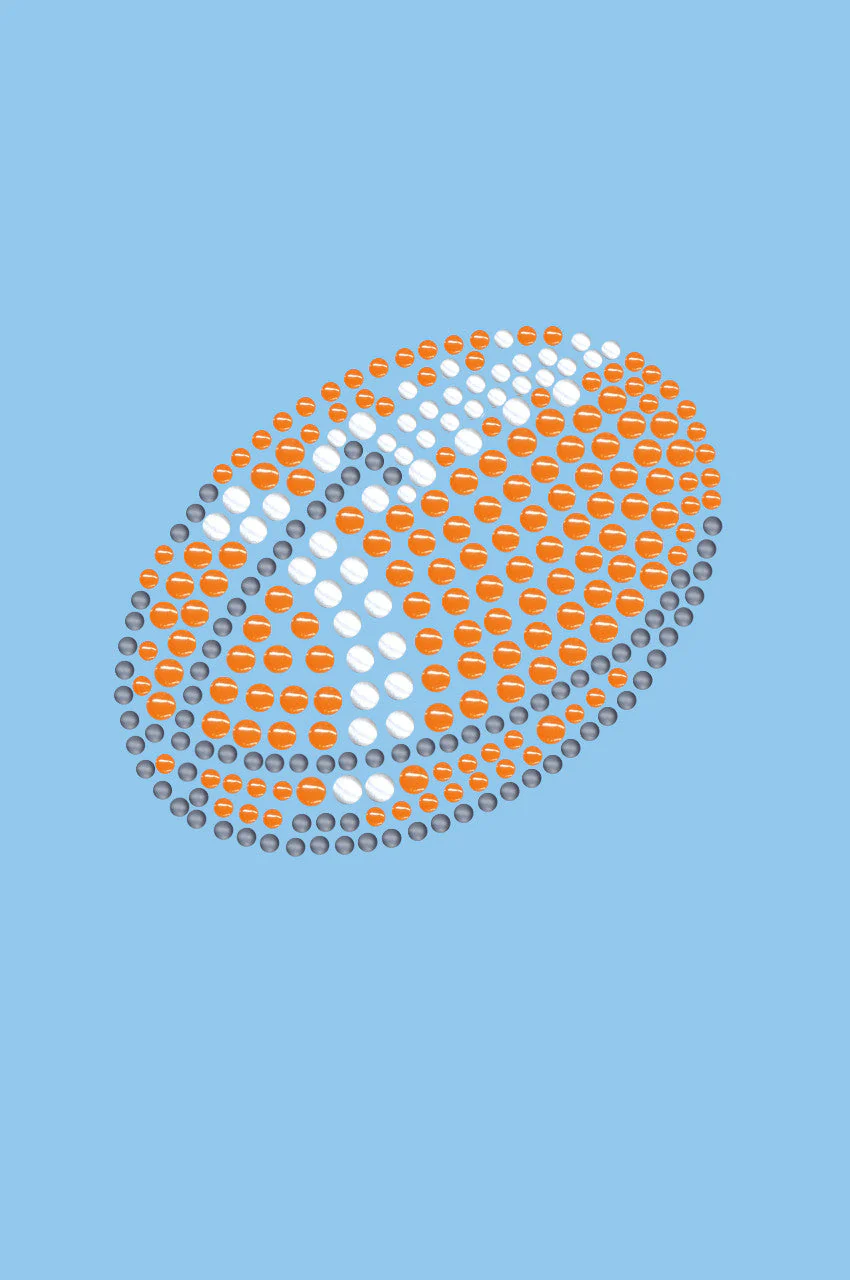 Football (Orange 2) - Bandana - Image 3