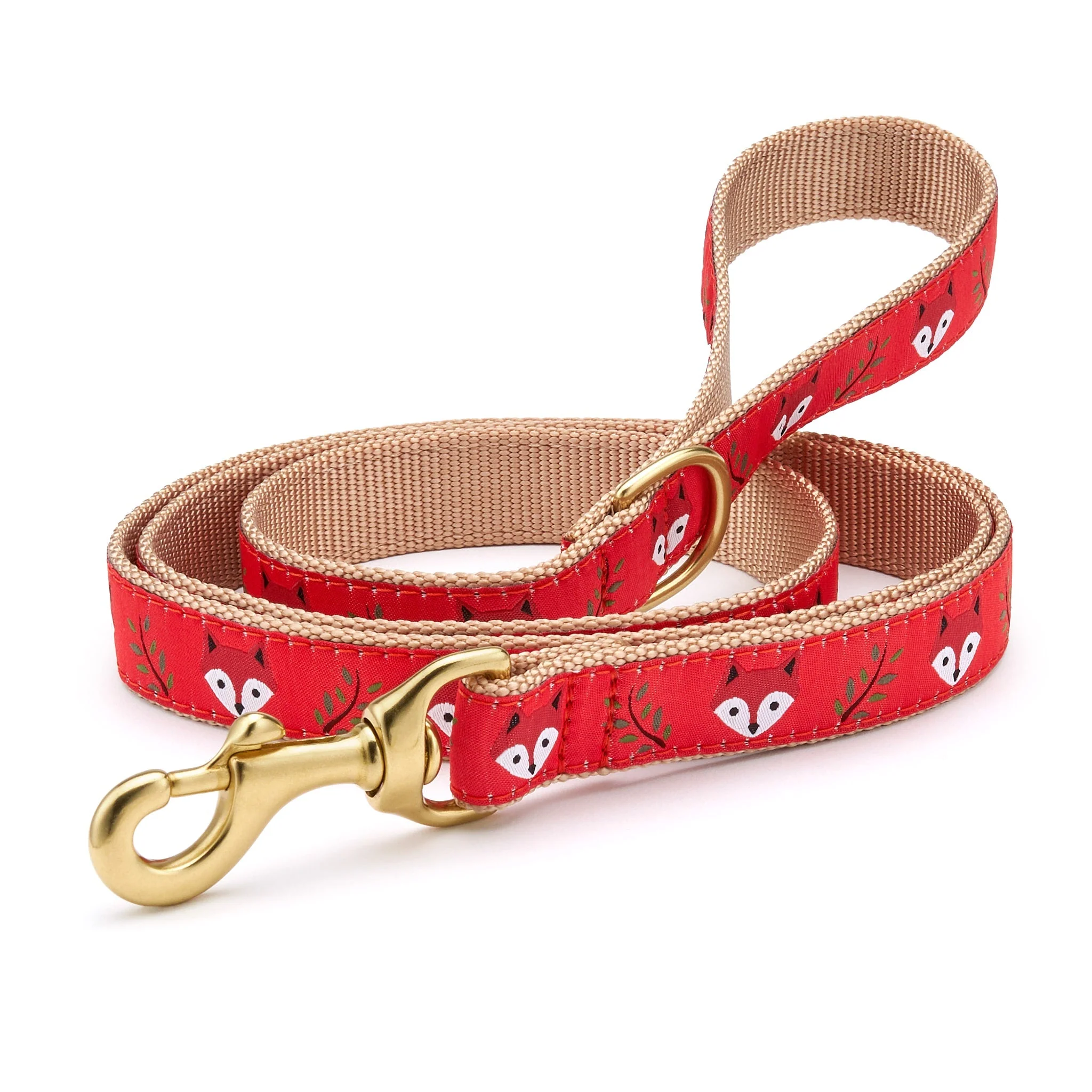 Up Country Foxy Cast Brass Dog Leash