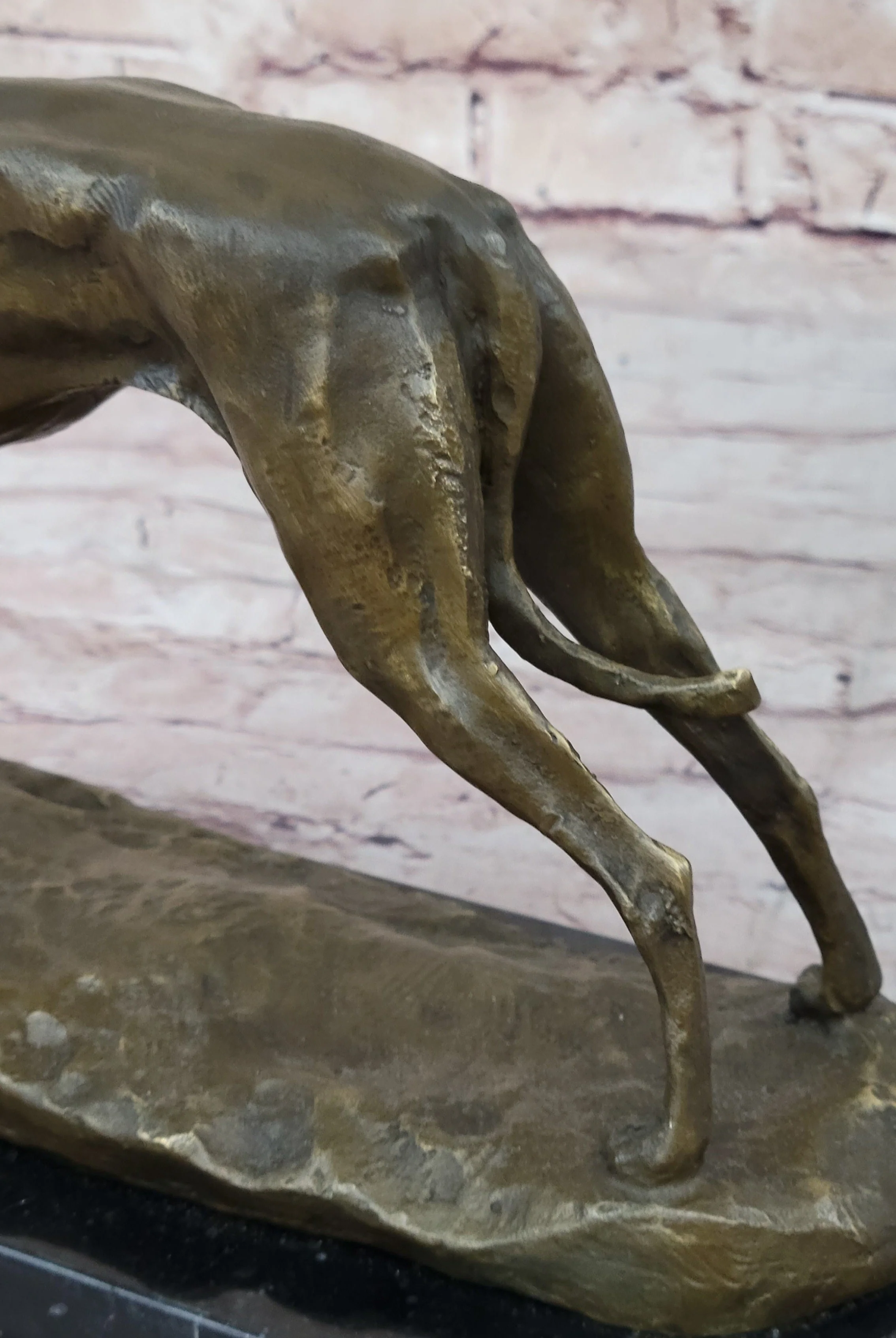 FREMIET GREYHOUNDS RACING DOG BRONZE SCULPTURE HOT CAST HOME OFFICE DECORATION - Image 9