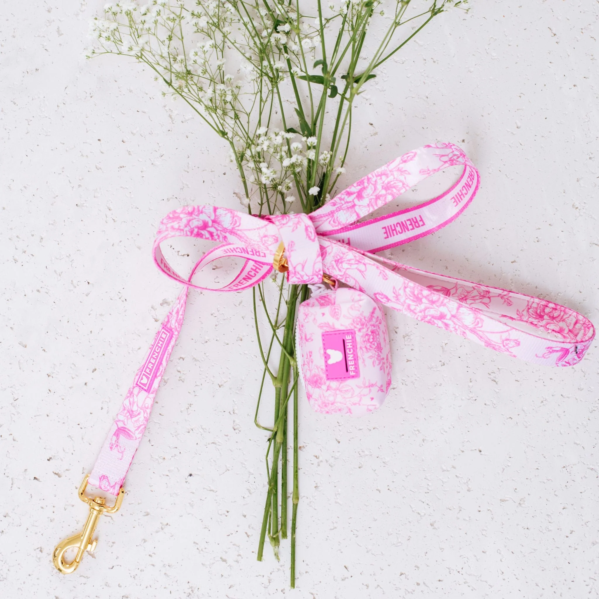 Frenchie Comfort Leash - Toile (Pink) - Image 2