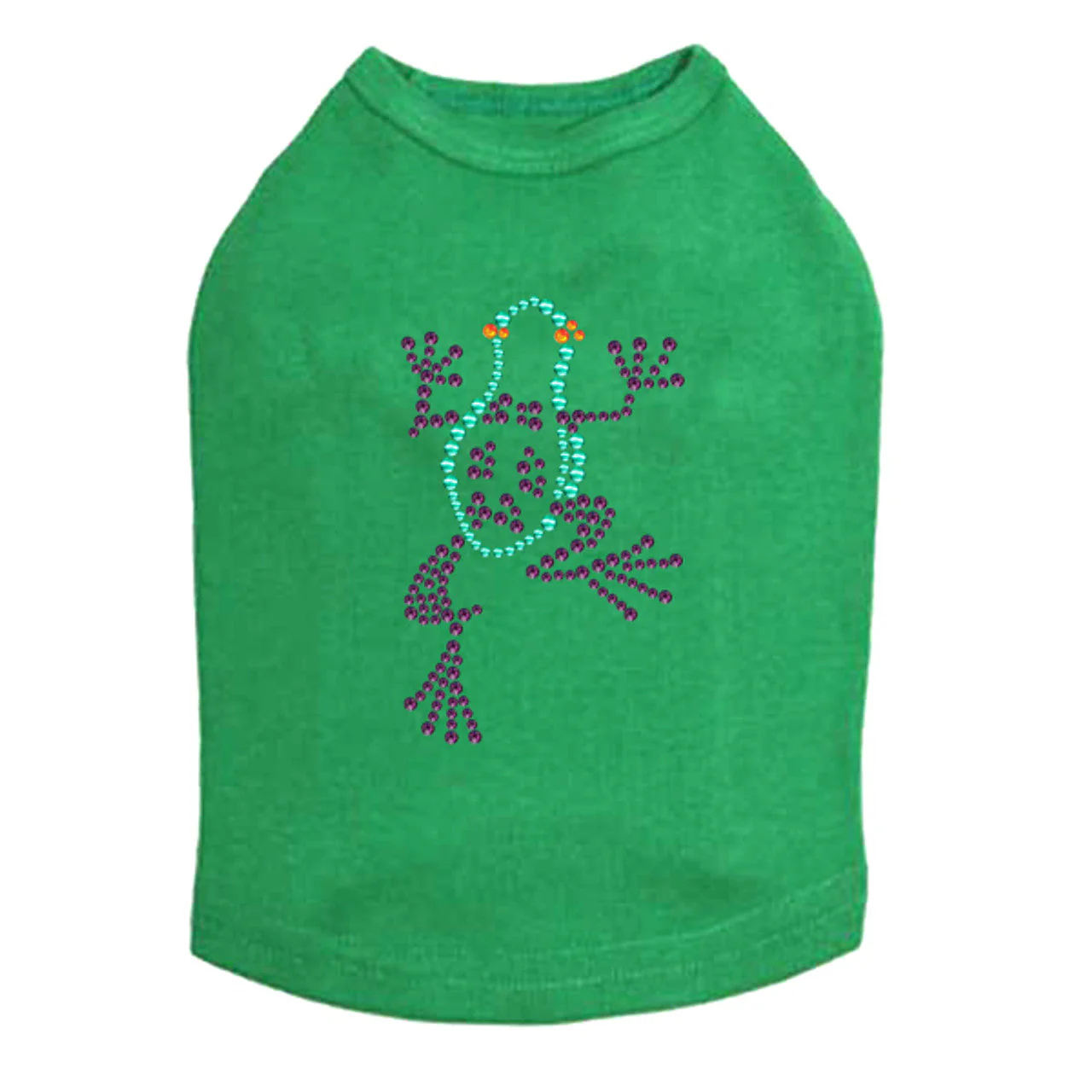 Frog (Green & Purple) - Dog Tank - Image 10