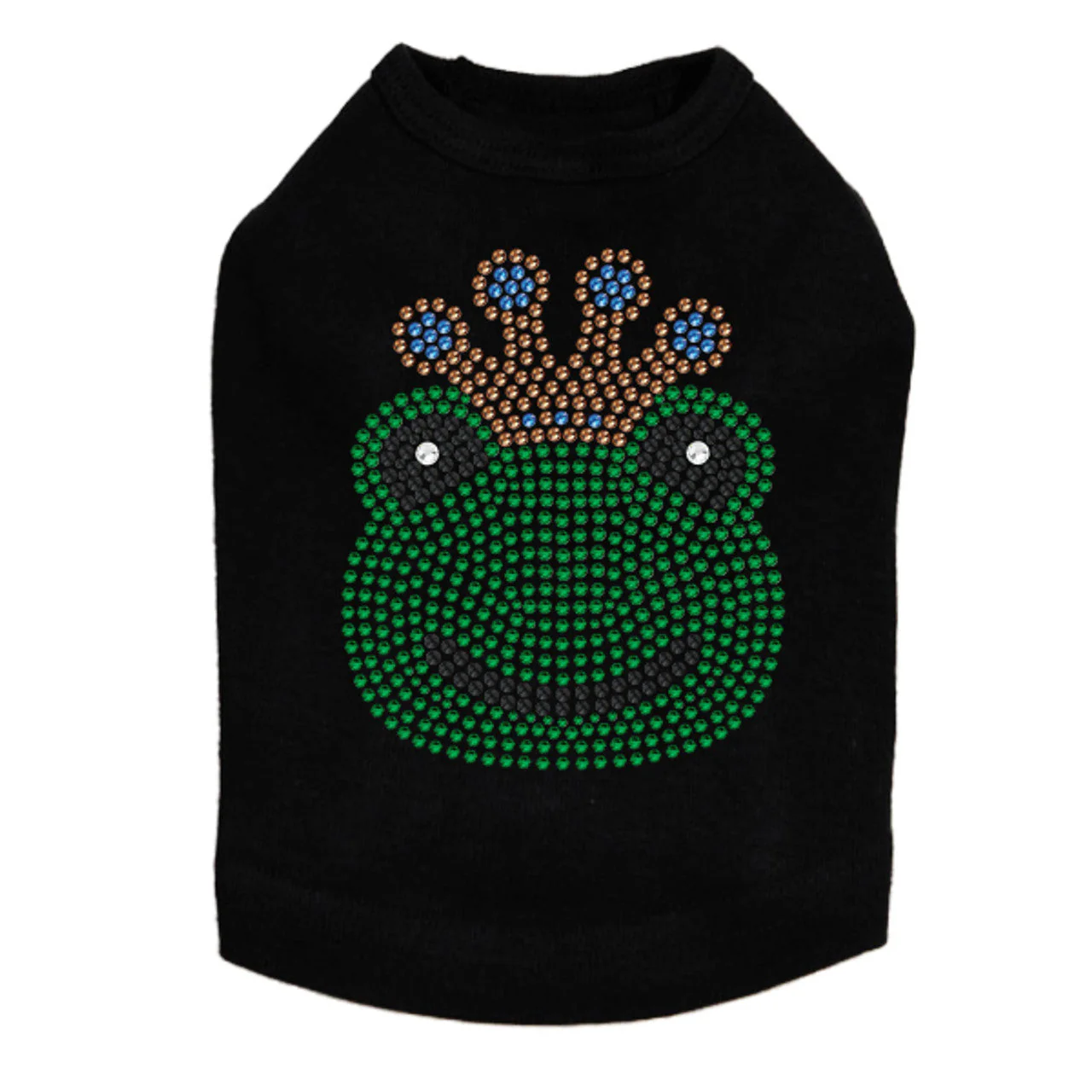 Frog with Blue Crown - Dog Tank - Image 2