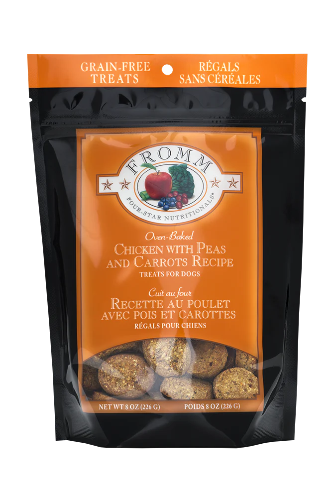 Fromm 4-Star Chicken, Carrot, & Pea Dog Treats (8oz)