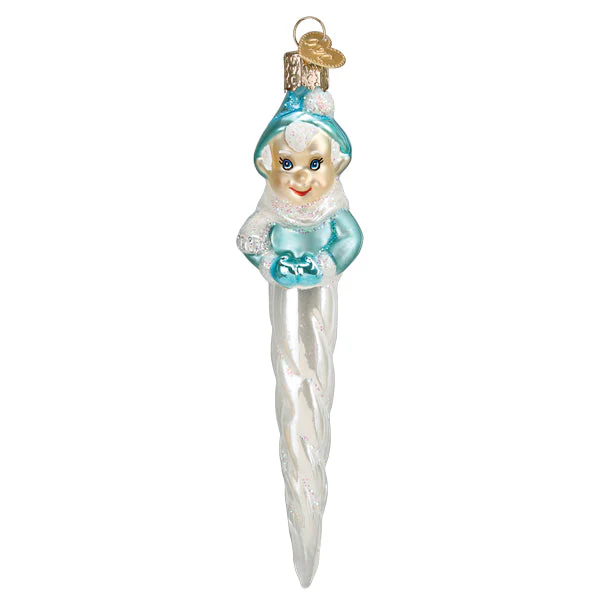 Frosty Elf Icicle Ornament - Image 3