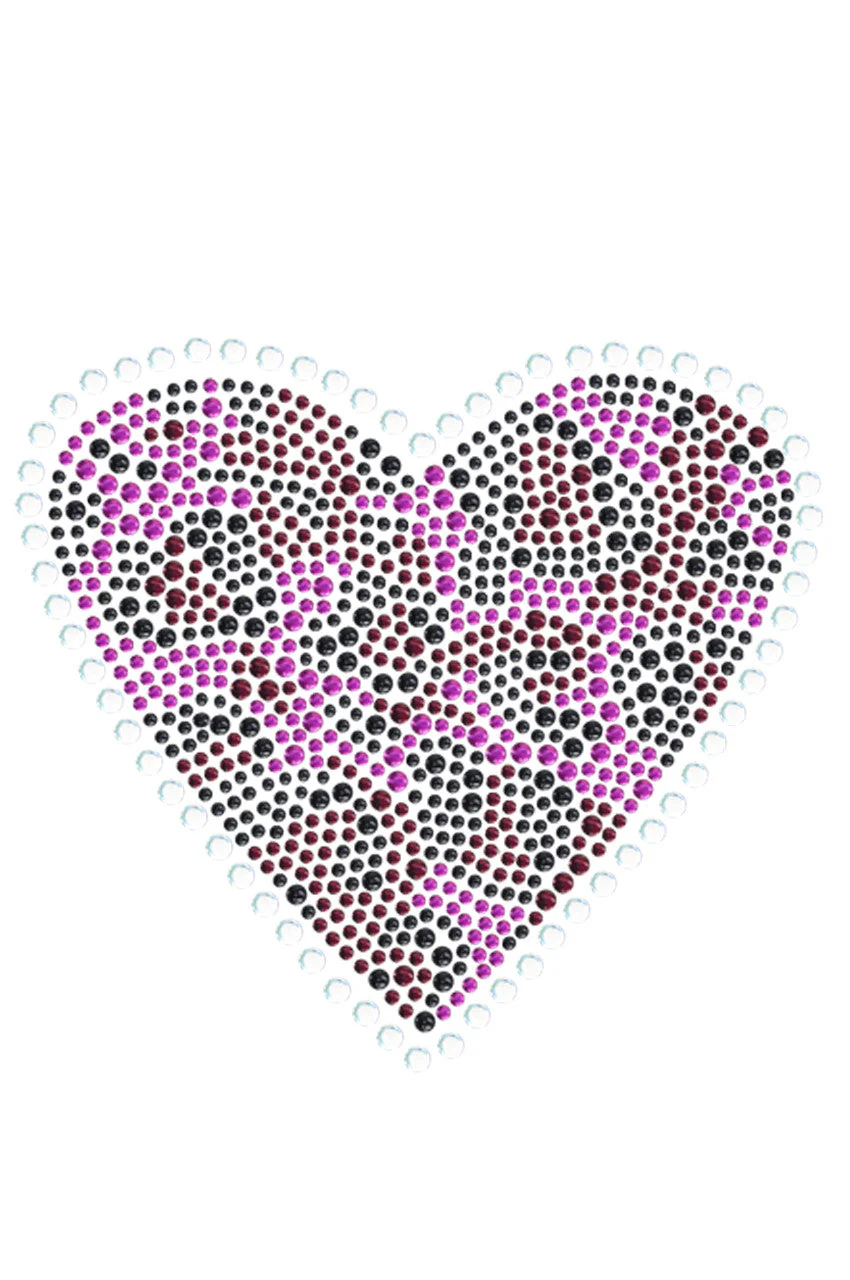 Fuchsia Leopard Heart Bandanna - Image 11