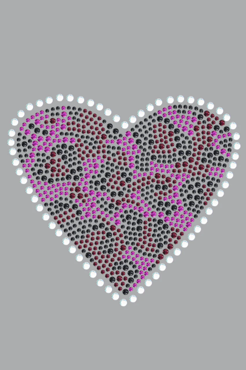 Fuchsia Leopard Heart Bandanna - Image 16