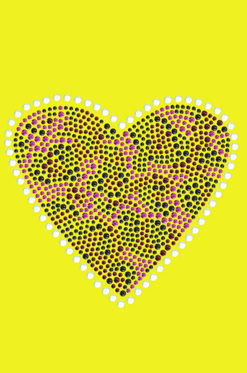 Fuchsia Leopard Heart Bandanna - Image 17