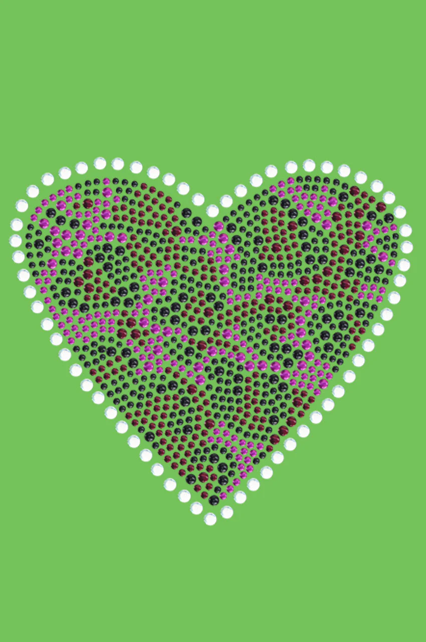Fuchsia Leopard Heart Bandanna - Image 7