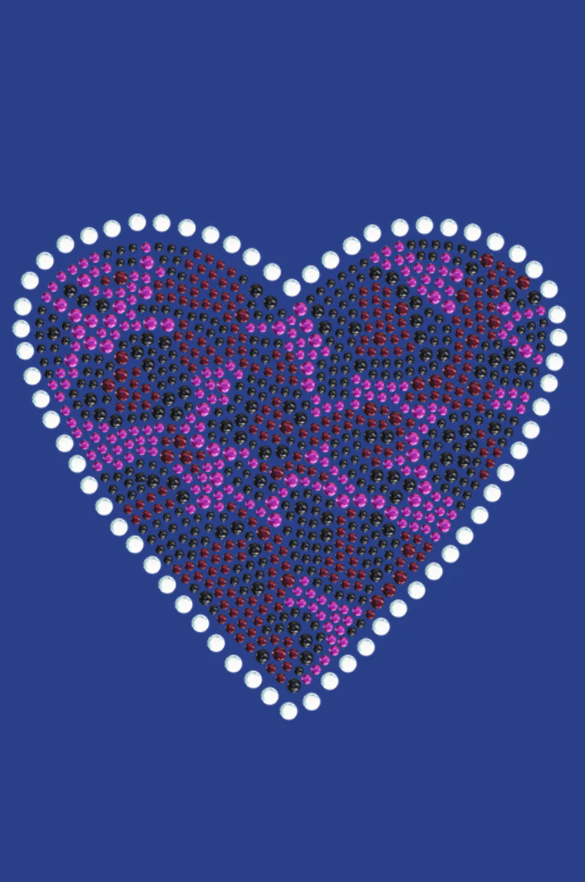 Fuchsia Leopard Heart Bandanna - Image 8