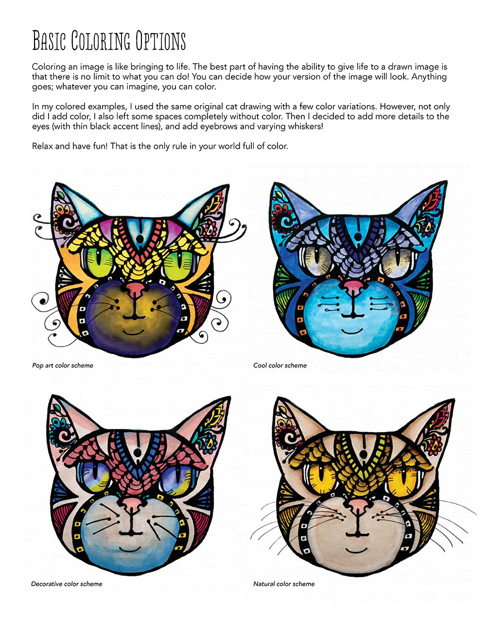 Funky Cats Coloring Book - Image 4