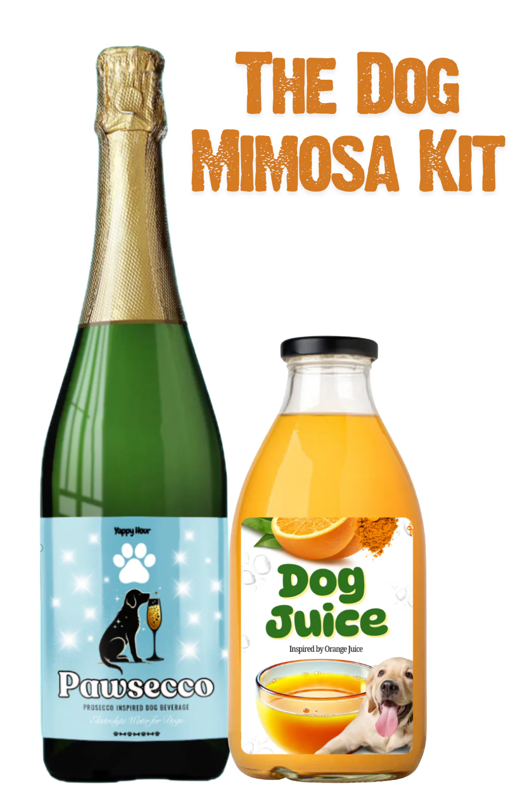 "Fur-Mosa" Mimosa Kit for Dogs - Image 3