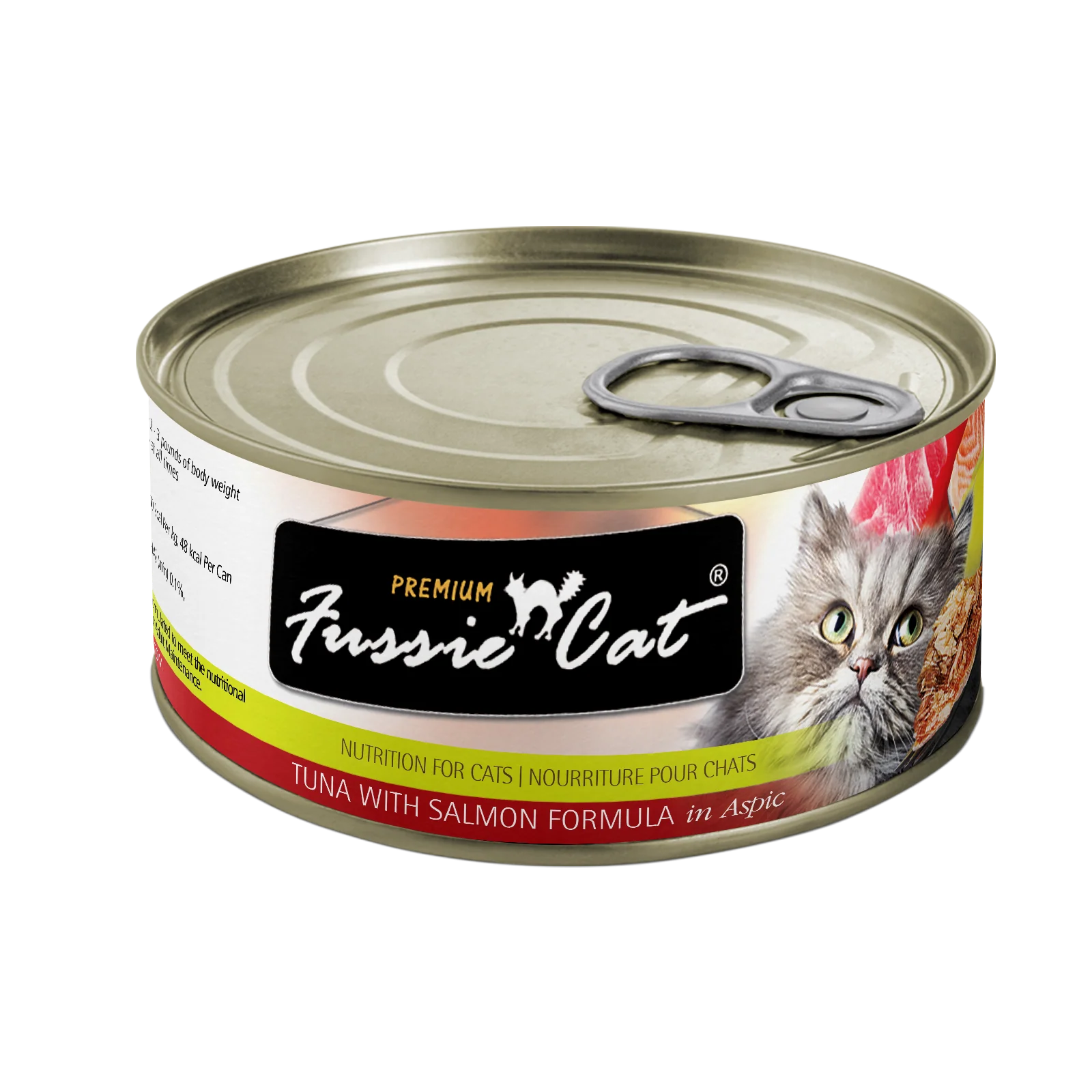 Fussie Cat Premium- Tuna With Salmon Formula In Aspic (2.82oz)