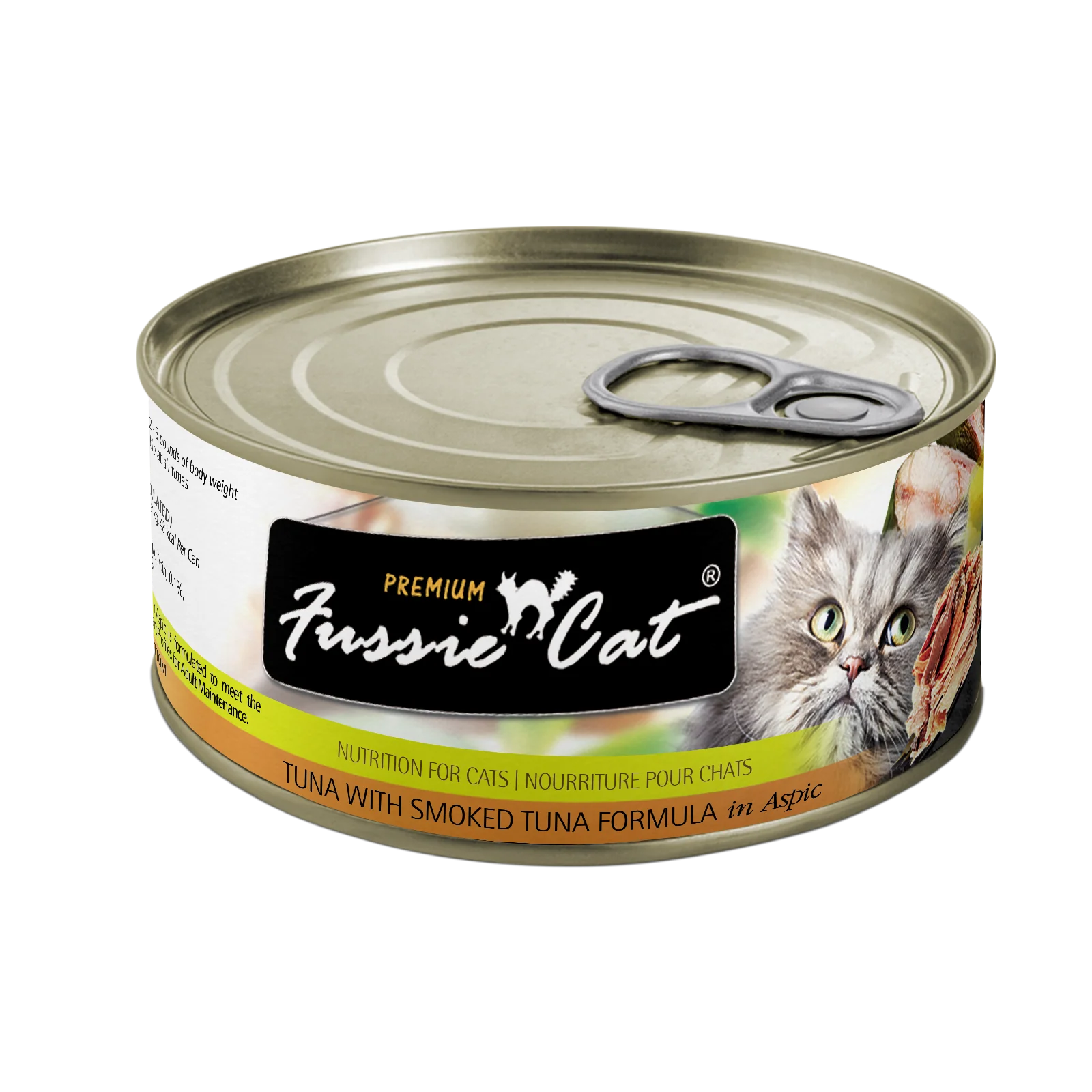 Fussie Cat Premium- Tuna With Smoked Tuna Formula In Aspic (2.82oz)