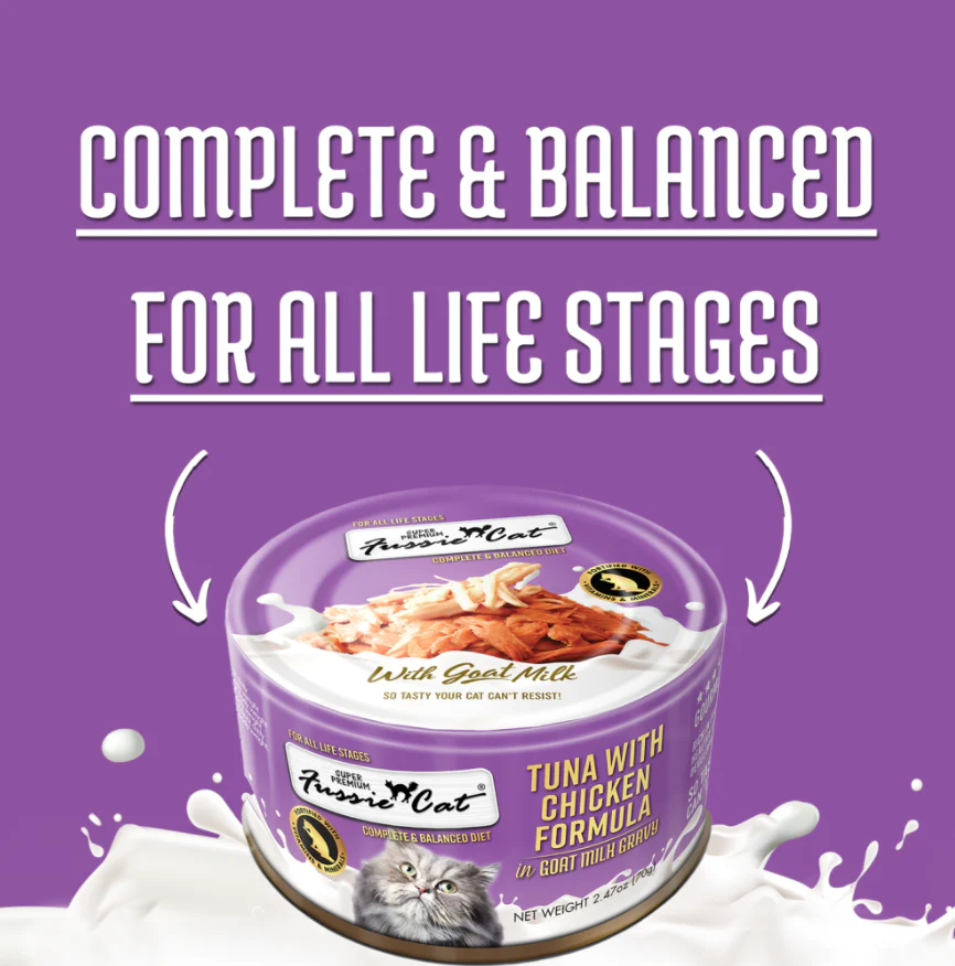 Fussie Cat Tuna with Chicken Formula in Goat Milk Gravy (2.47oz) - Image 3