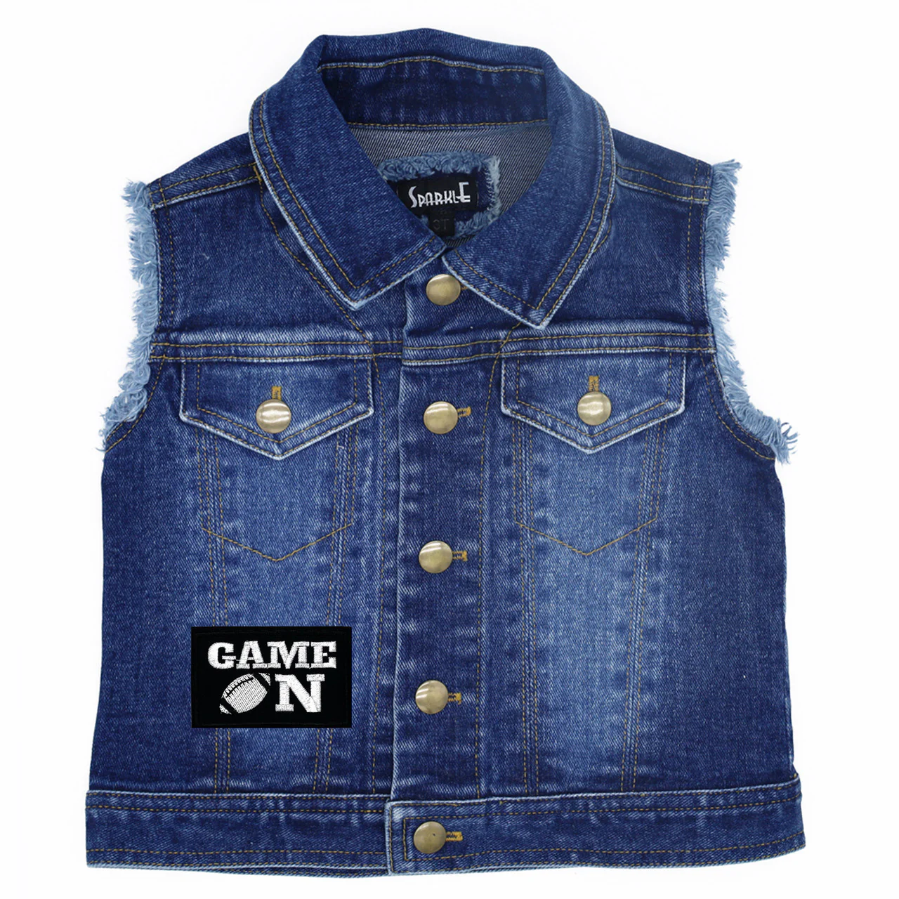 Game Day - Kids Denim Vest - Image 6