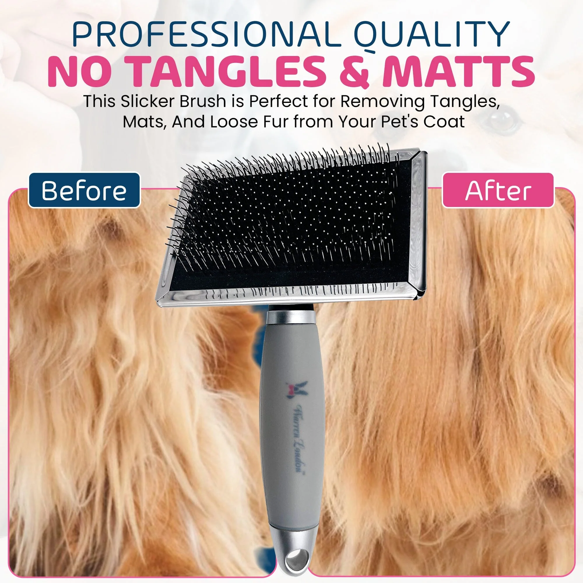 Gel-Handle Slicker Brush - Image 5