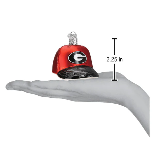 Georgia Baseball Cap Ornament - Image 4