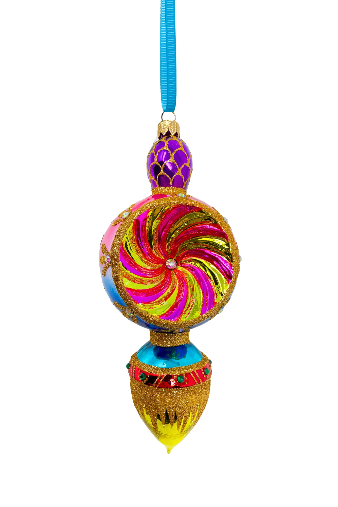 Gilded Fortune Polish Glass Ornament - Image 2