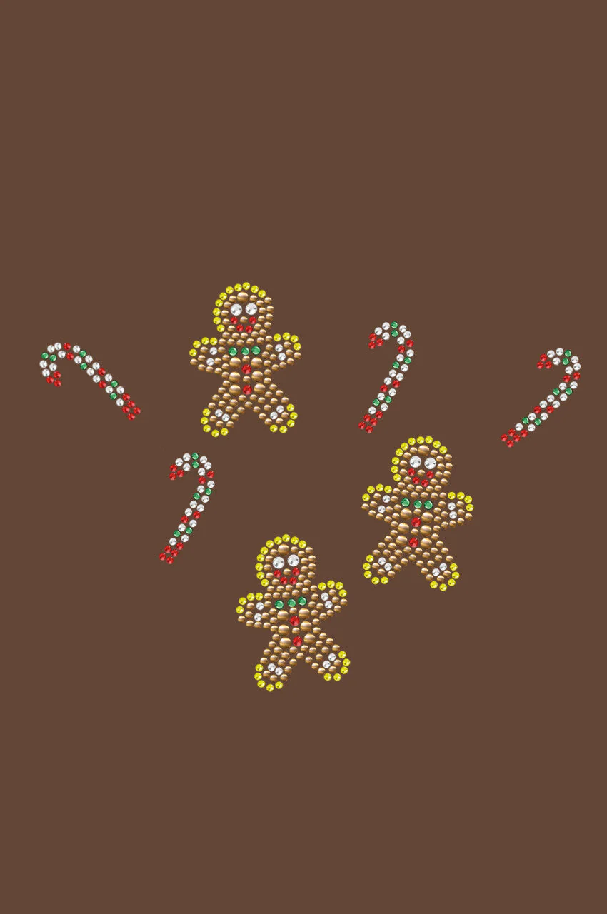 Gingerbread Men & Candy Canes - Bandana - Image 15