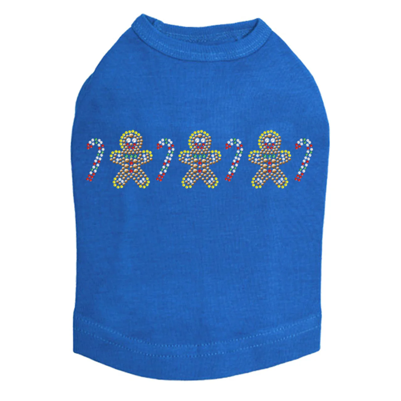 Gingerbread Men & Candy Canes - Dog Tank - Image 4