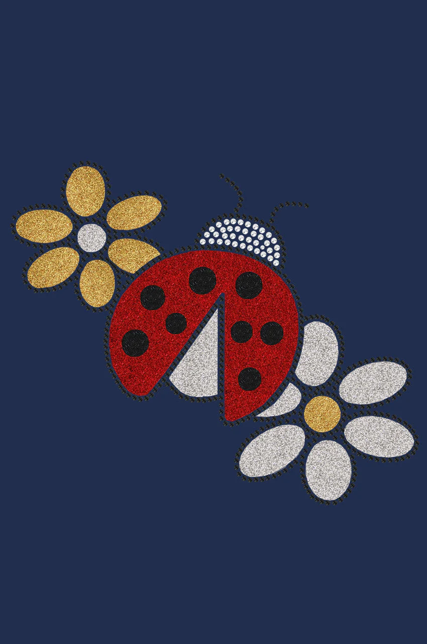 Glitter Ladybug & Daisies - Bandanna - Image 9