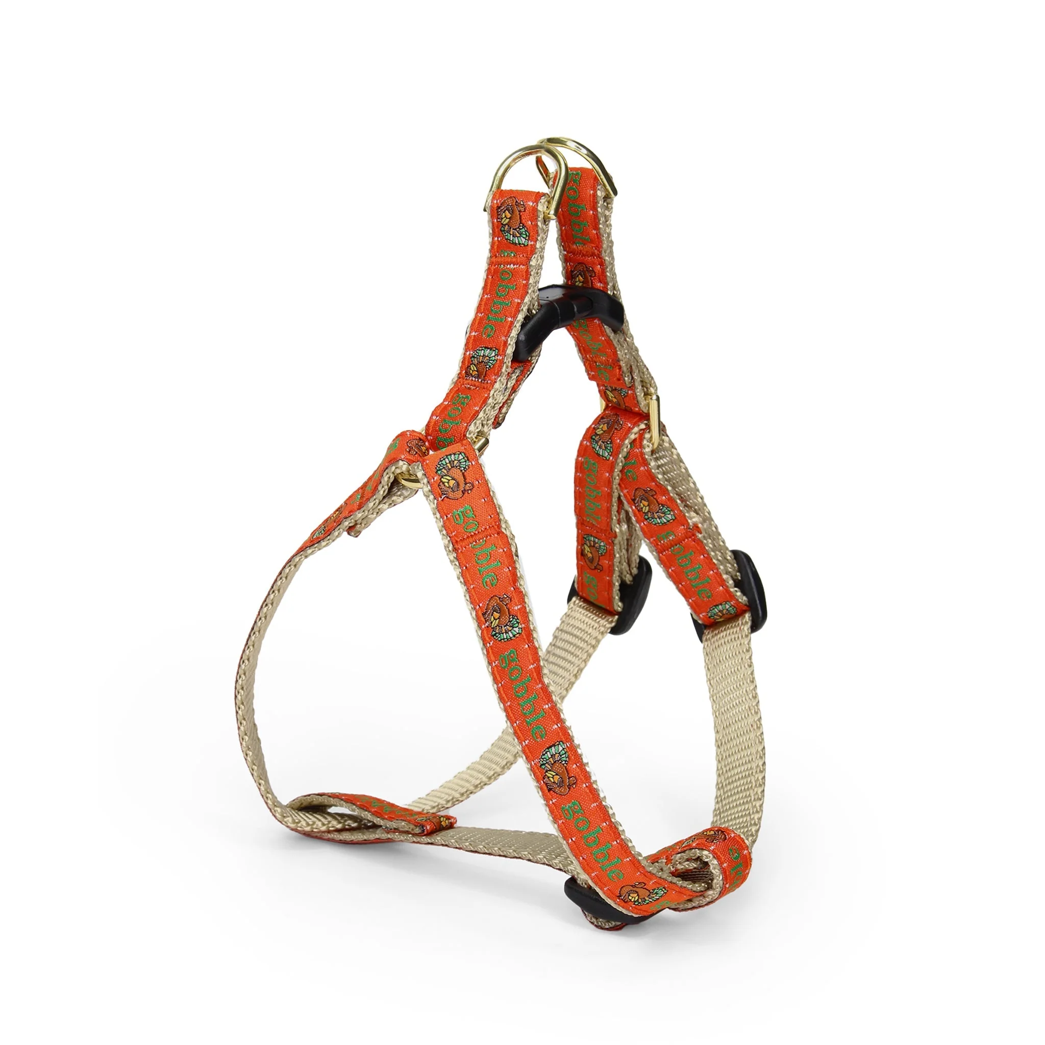 Up Country Gobble Dog Cast Brass Dog Harness