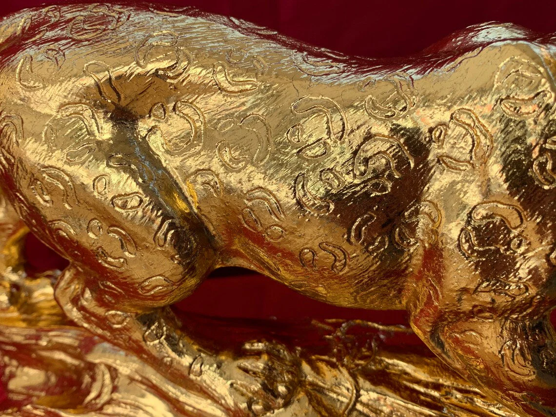Golden Panther Statue - Image 4