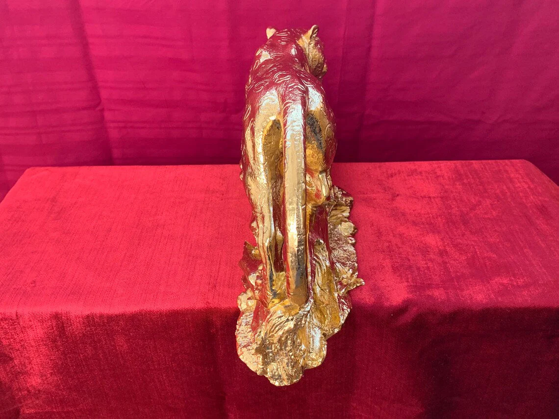 Golden Panther Statue - Image 5