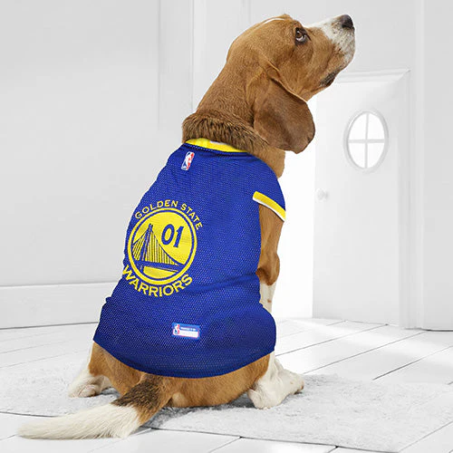 Golden State Warriors Mesh Basketball Jersey by Pets First - Image 5