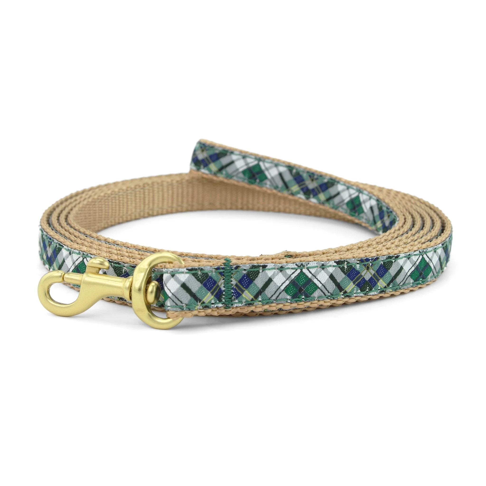 Up Country Gordon Plaid Made in USA Dog Leash