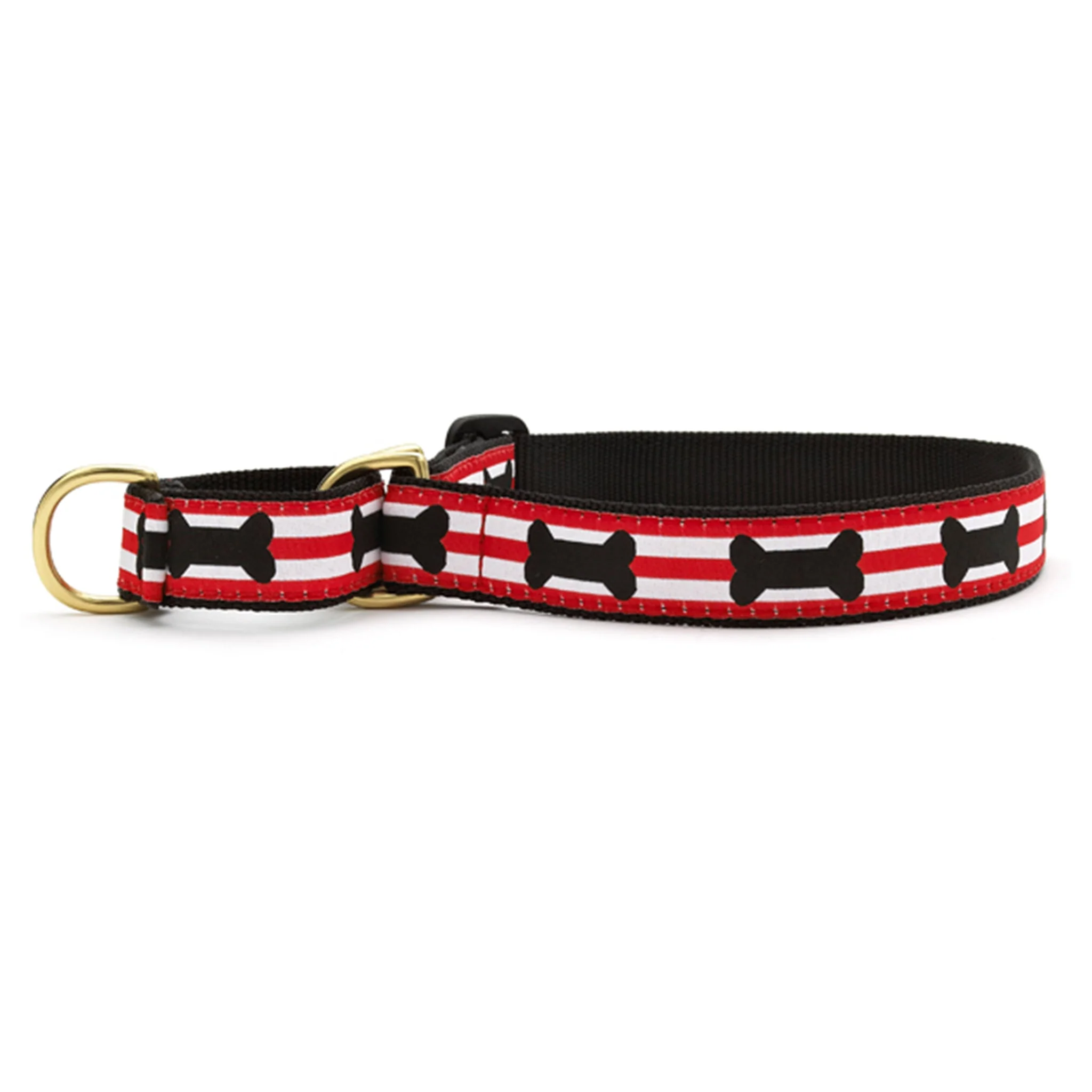Up Country Got Bones Cast Brass Martingale Collar