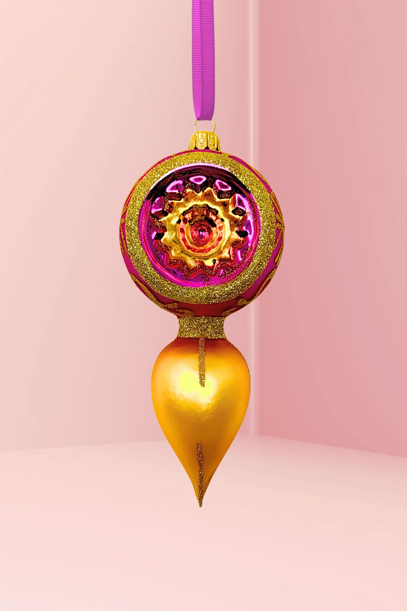 Grand Dame Glass Christmas Ornament
