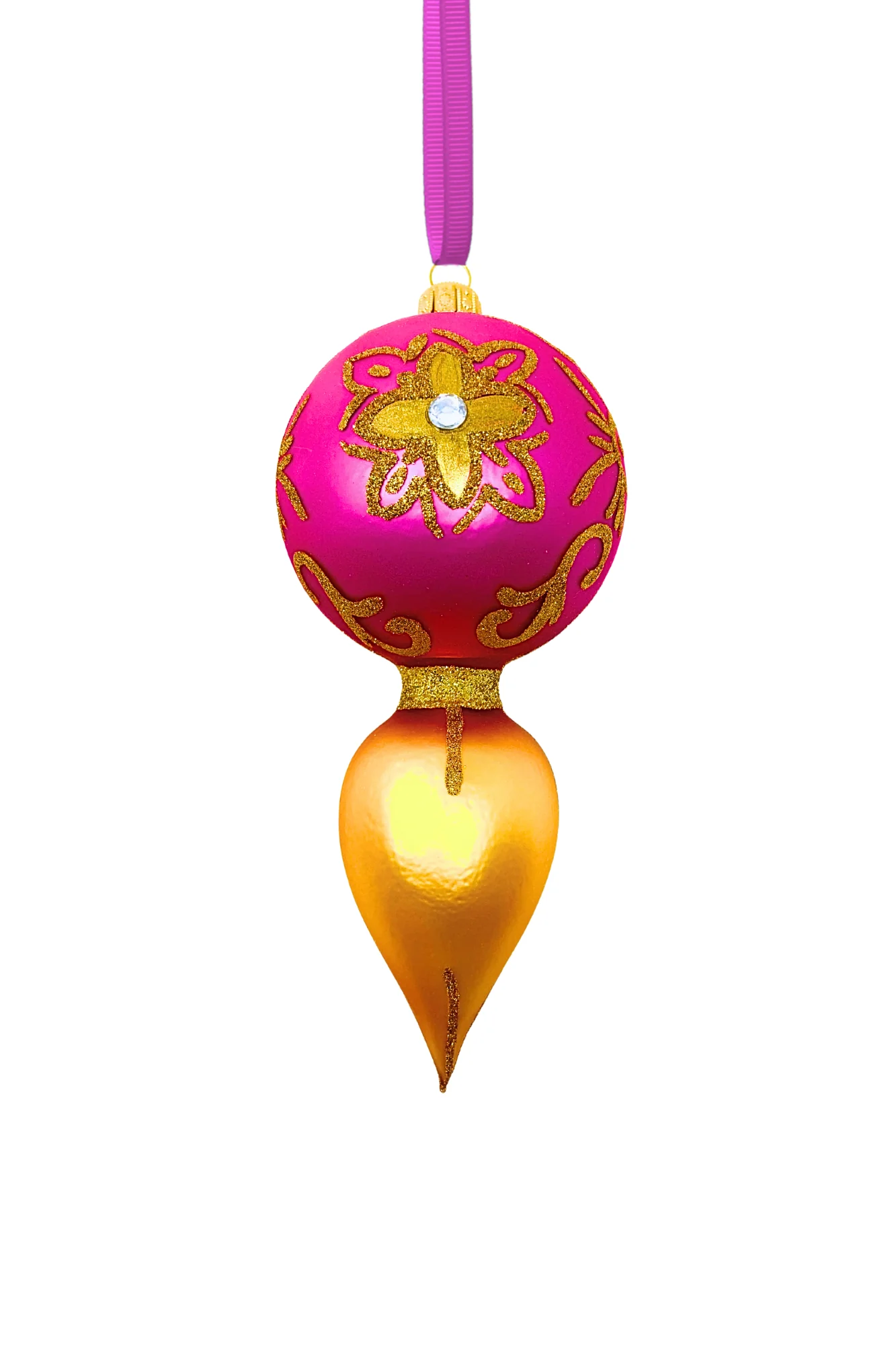 Grand Dame Glass Christmas Ornament - Image 3