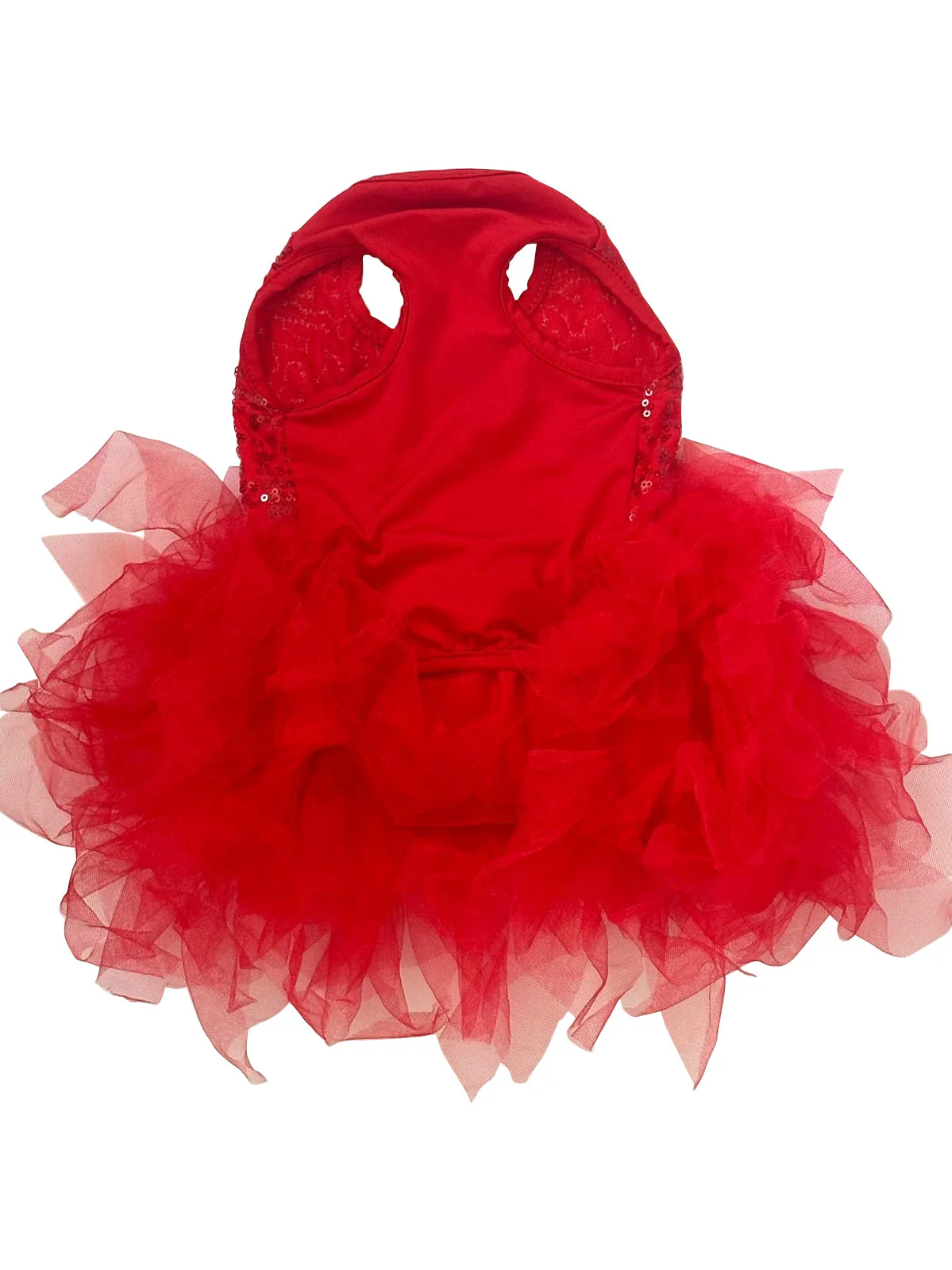 Grand Entrance Allover Sequins Tutu in Red - Image 3