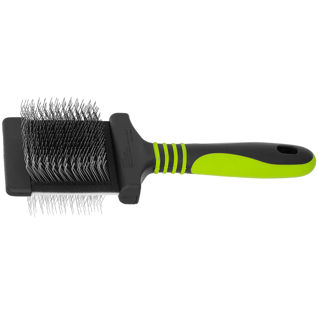 Finishing Soft Green Slicker Brush by Dog Fashion Spa - Image 2