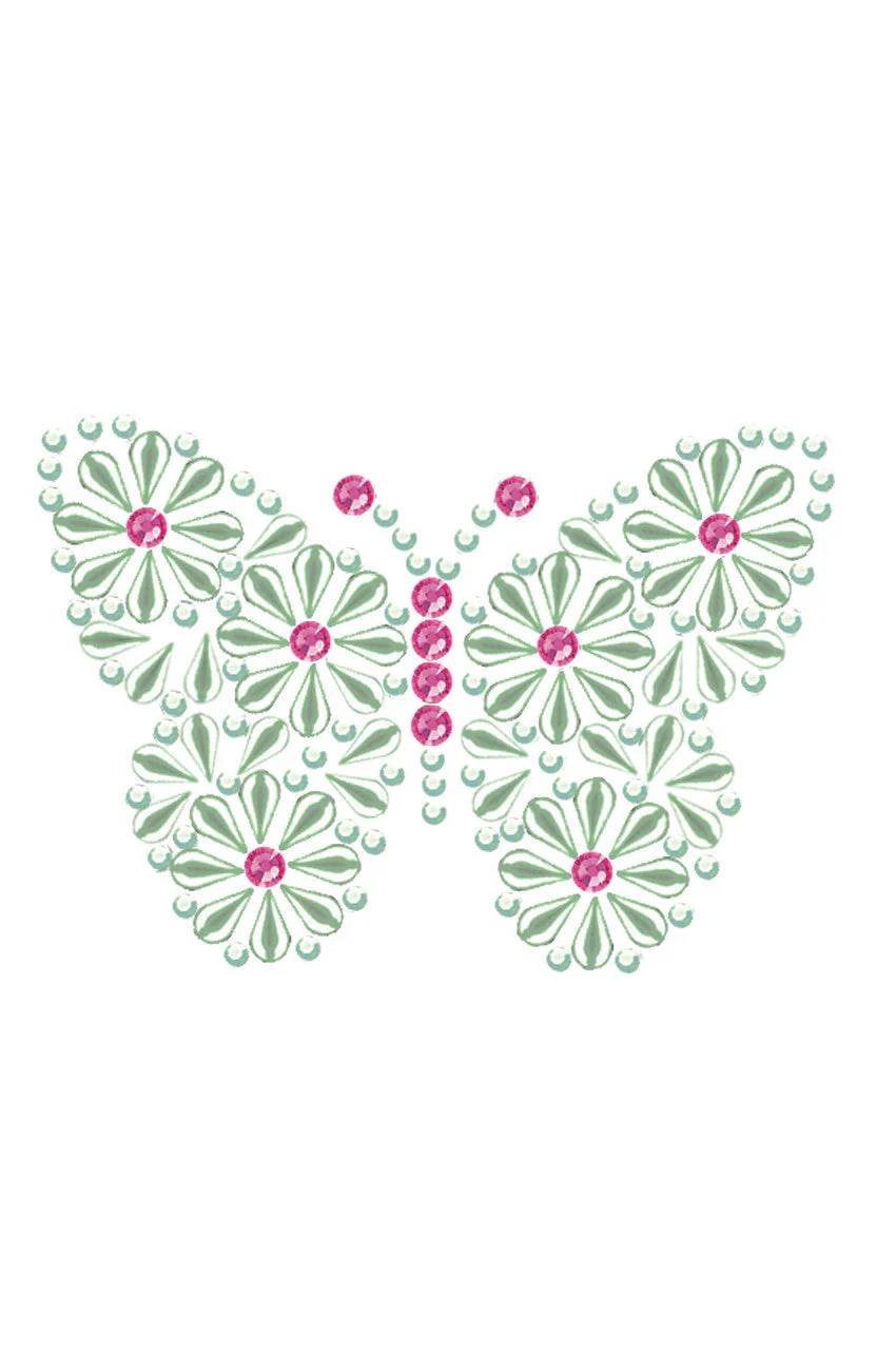 Green Nailhead Butterfly - Custom Tutu - Image 9